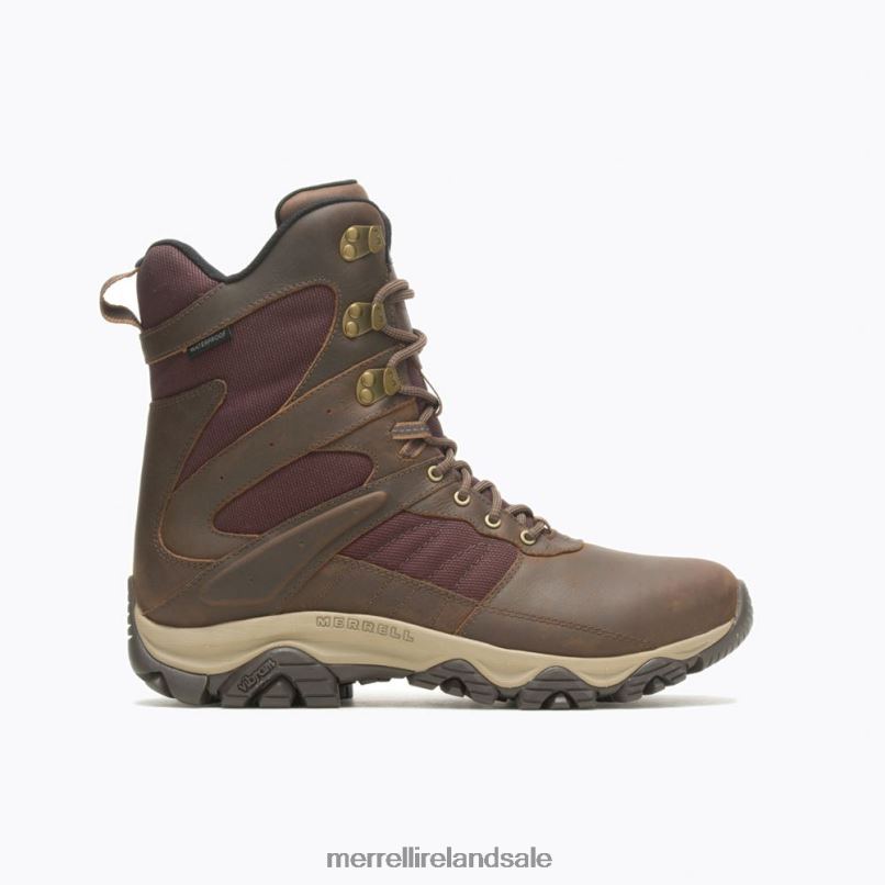 Moab 2 Timber 8'' Waterproof (J004649) Merrell Men BX26T637 Toffee Shoes