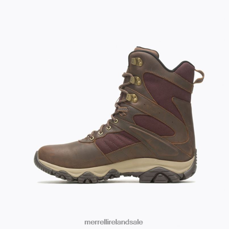 Moab 2 Timber 8'' Waterproof (J004649) Merrell Men BX26T637 Toffee Shoes