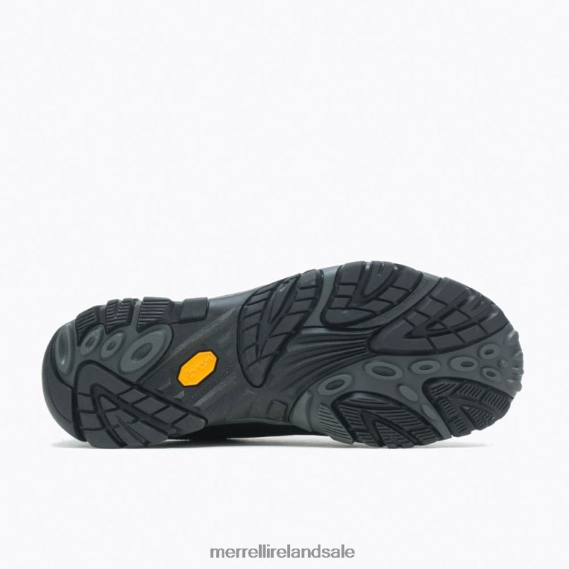Moab Adventure Lace Waterproof Wide Width (J91821W) Merrell Men BX26T366 Black Shoes