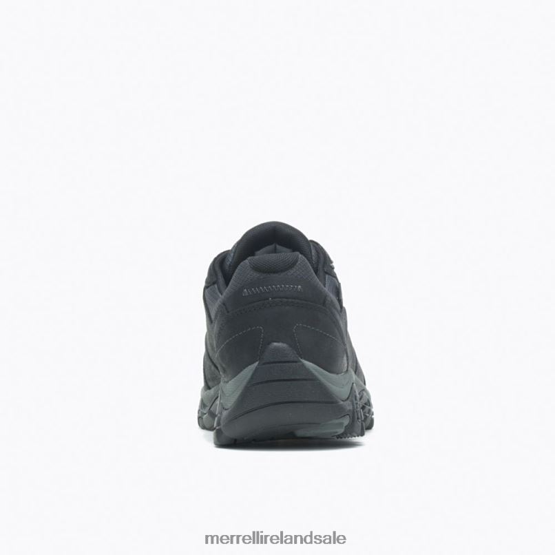 Moab Adventure Lace Waterproof Wide Width (J91821W) Merrell Men BX26T366 Black Shoes
