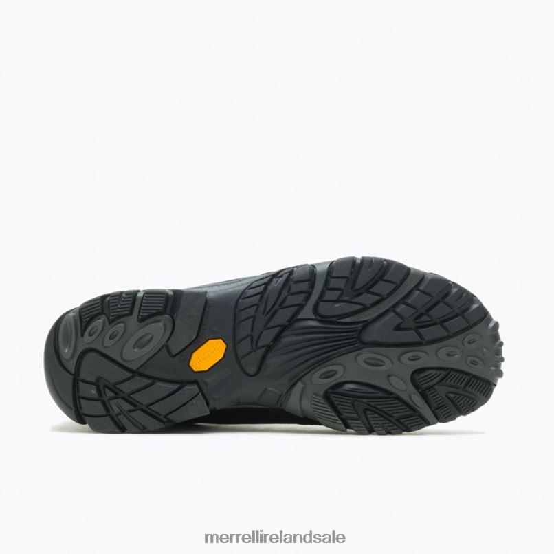 Moab Adventure Mid Waterproof Wide Width (J91815W) Merrell Men BX26T327 Black Shoes