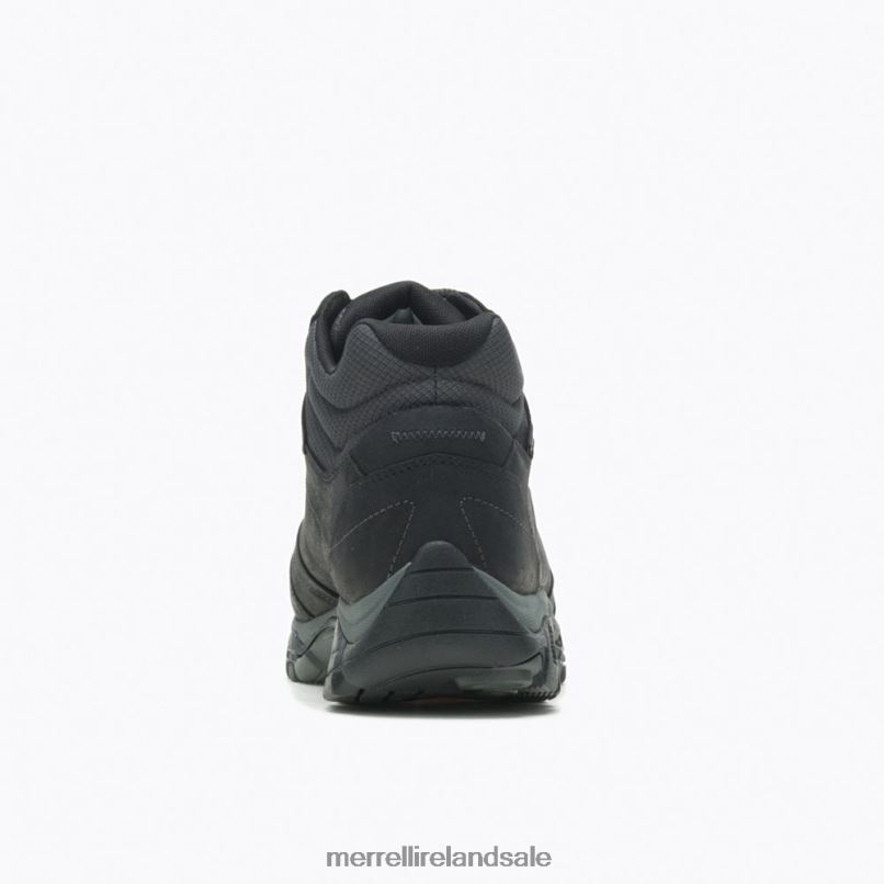 Moab Adventure Mid Waterproof Wide Width (J91815W) Merrell Men BX26T327 Black Shoes
