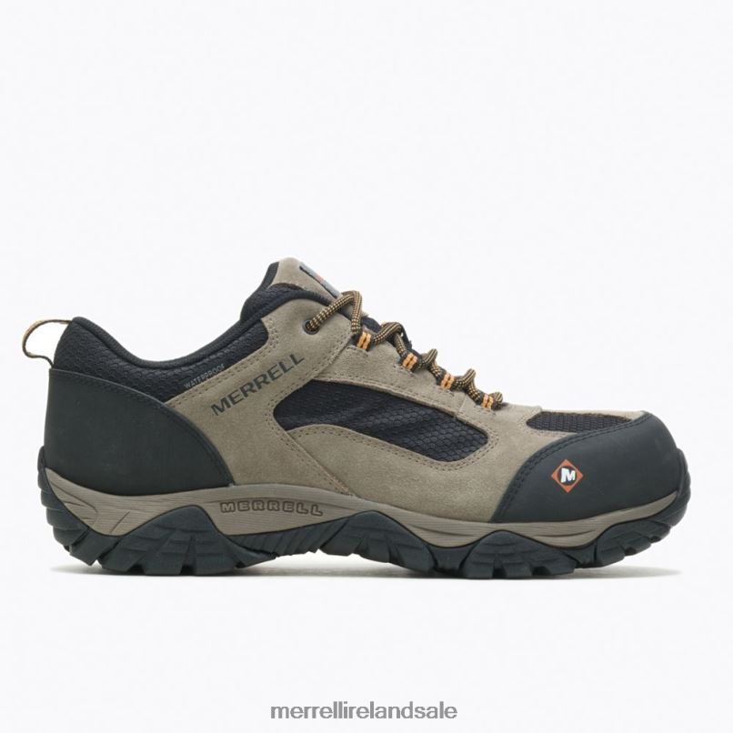 Moab Onset Waterproof Comp Toe Work Shoe (J099505) Merrell Men BX26T385 Walnut Shoes