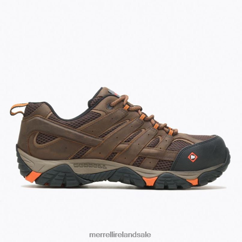 Moab Vertex Vent Comp Toe Work Shoe (J11119) Merrell Men BX26T372 Clay Shoes