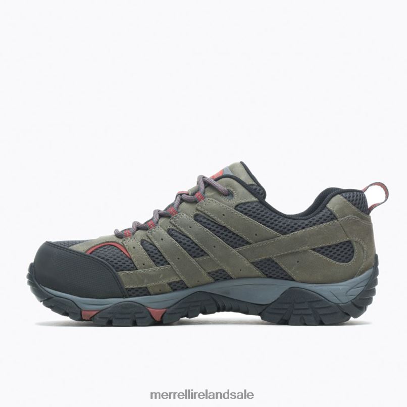 Moab Vertex Vent Comp Toe Work Shoe (J11121) Merrell Men BX26T370 Pewter Shoes