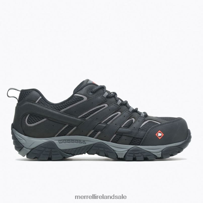 Moab Vertex Vent Comp Toe Work Shoe (J36461) Merrell Men BX26T371 Black Shoes
