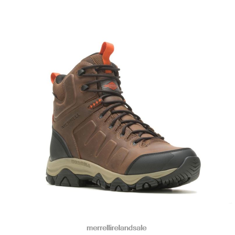 Phaserbound 2 Mid Waterproof SR (J005057) Merrell Men BX26T556 Earth/Orange Shoes