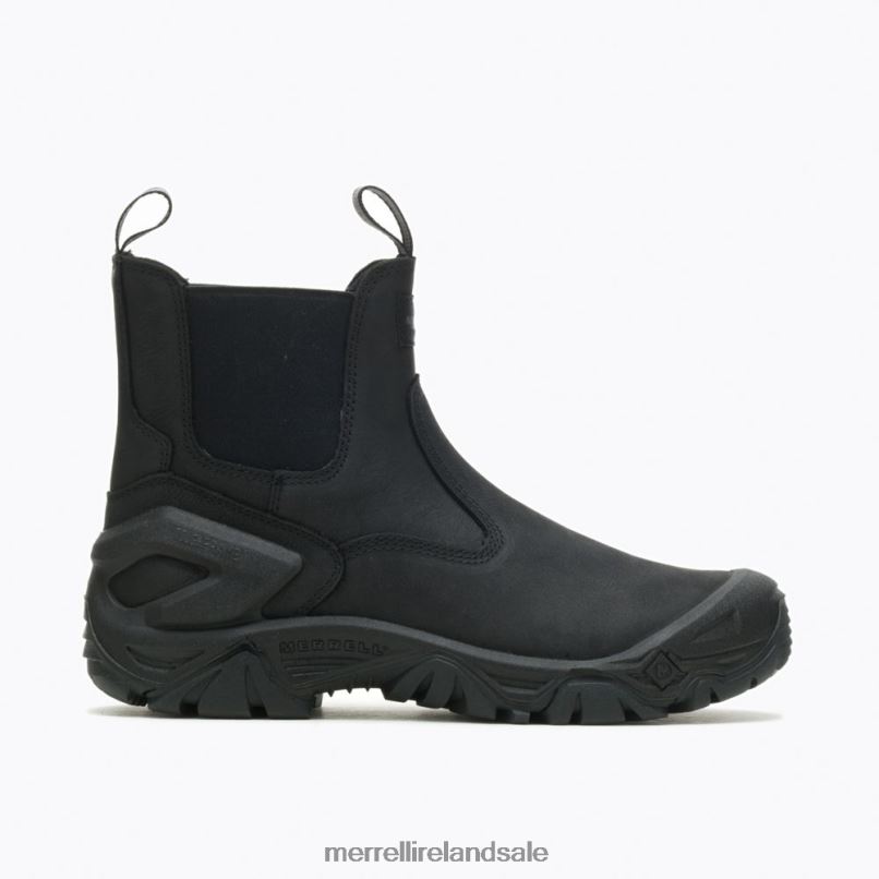 Strongfield Leather Chelsea SR (J099441) Merrell Men BX26T622 Black Shoes