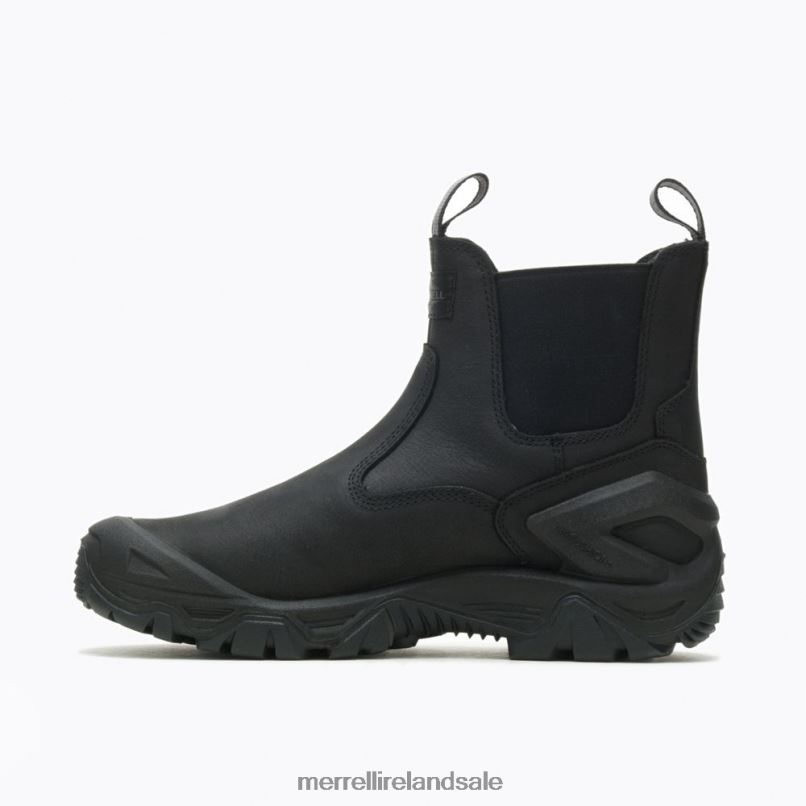 Strongfield Leather Chelsea SR (J099441) Merrell Men BX26T622 Black Shoes