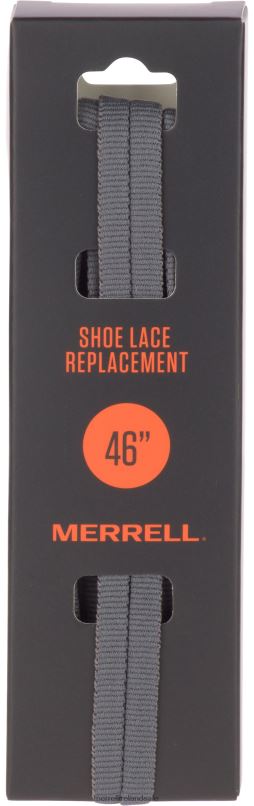 Flat Shoe Laces (JAS25086-024) Merrell Unisex BX26T344 Charcoal Accessories