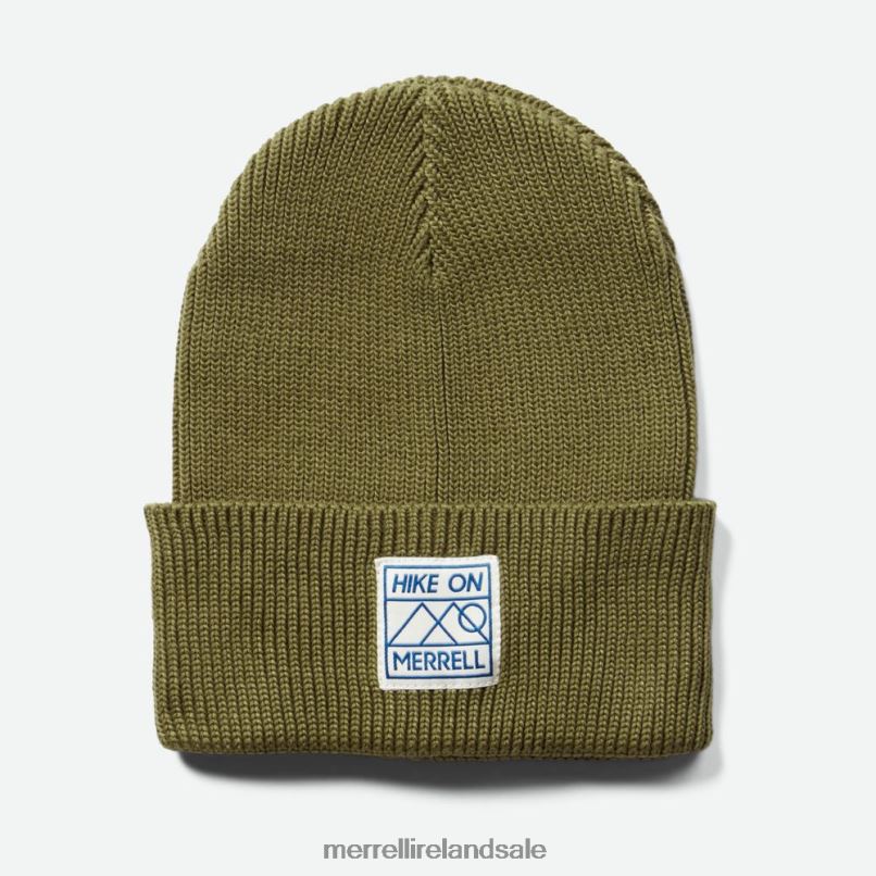 Hike On Patch Beanie (JAF26662-174) Merrell Unisex BX26T317 Martini Olive Accessories