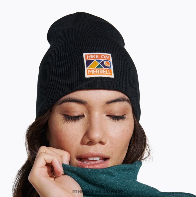 Long Beanie (JAF26651-010) Merrell Unisex BX26T489 Black Accessories