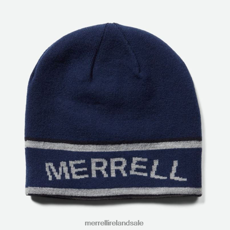 Reversible Beanie (JAF26531-353) Merrell Unisex BX26T293 Navy Accessories