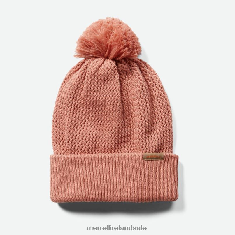 Waffle Bobble Beanie (JAF26648-627) Merrell Unisex BX26T374 Ash Rose Accessories