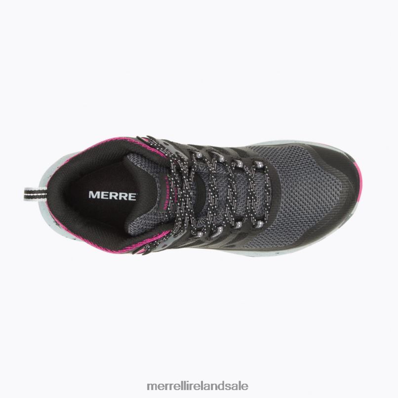 Antora 3 Mid Waterproof (J067582) Merrell Unisex BX26T1084 Black/Fuchsia Shoes