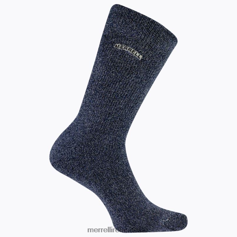 After-Sport Cushioned Crew Sock (JSF26893-010) Merrell Unisex BX26T214 Black Accessories