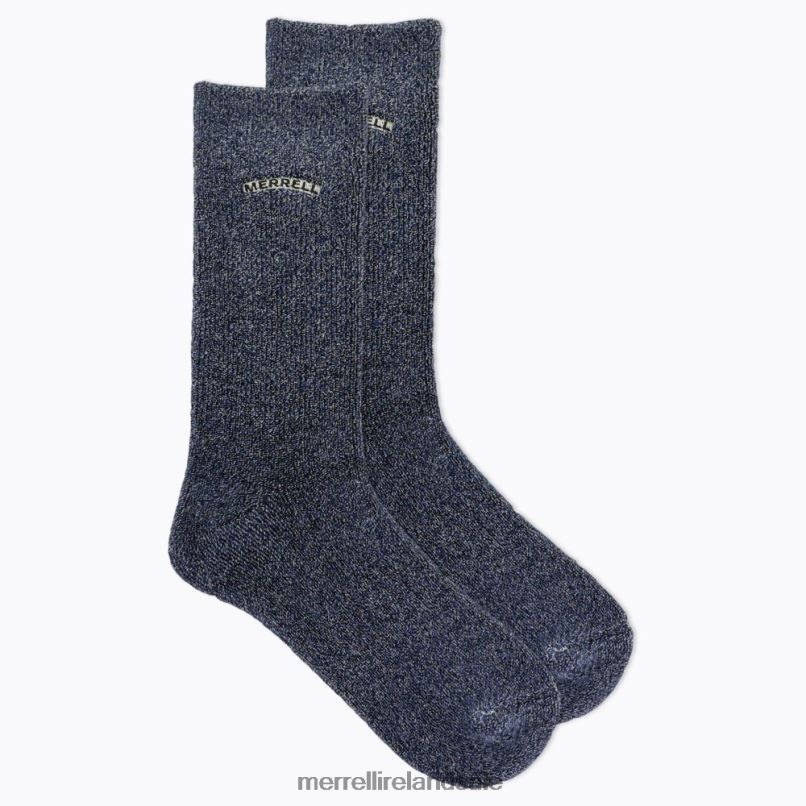 After-Sport Cushioned Crew Sock (JSF26893-010) Merrell Unisex BX26T214 Black Accessories