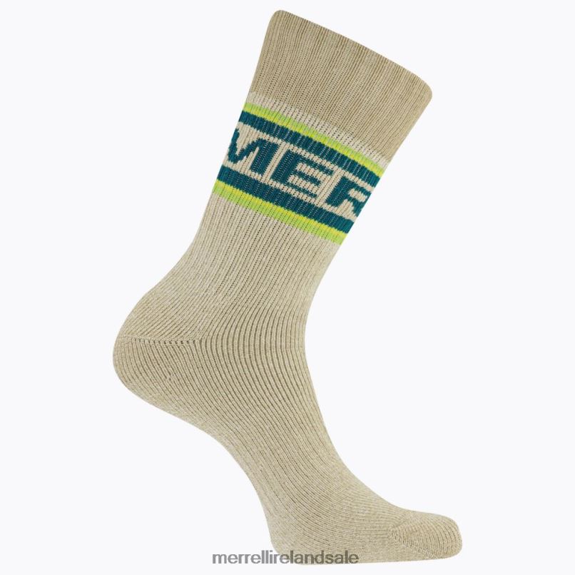 Brushed Crew Sock (JSF26904-300) Merrell Unisex BX26T232 Green Accessories