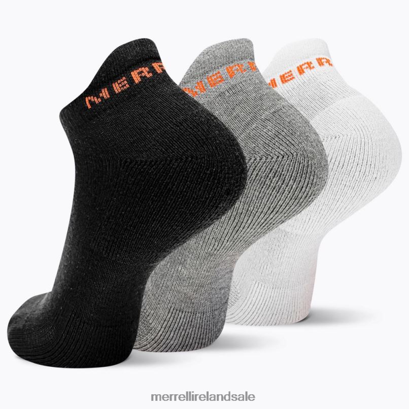 Cotton Tab Low Cut Sock 3 Pack (JSF26528-001) Merrell Unisex BX26T274 Black Assorted Accessories