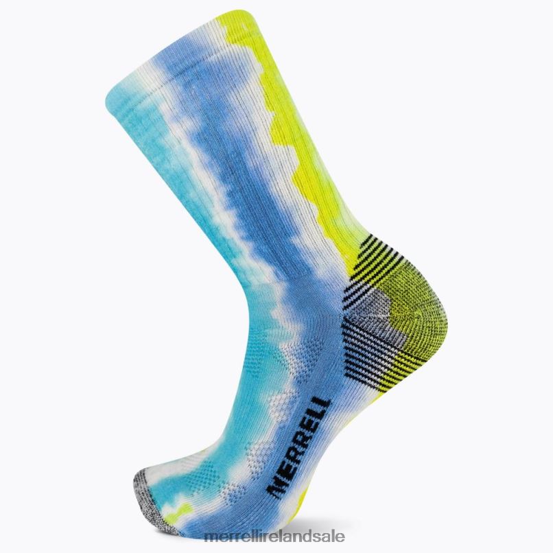 Moab 360 Print Painted Stripes Crew Sock (JSS27003-401) Merrell Unisex BX26T303 Blue Multi Accessories