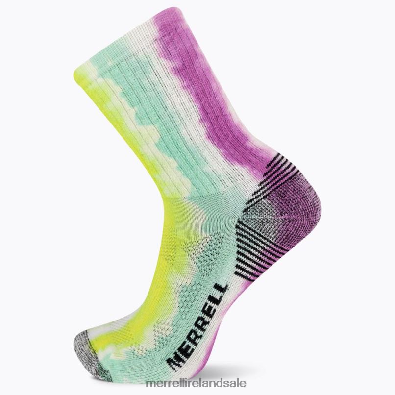 Moab 360 Print Painted Stripes Crew Sock (JSS27003-652) Merrell Unisex BX26T304 Pink Multi Accessories