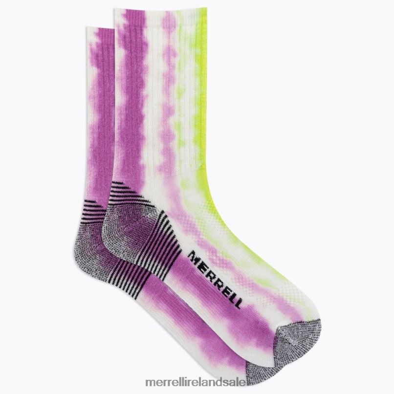 Moab 360 Print Painted Stripes Crew Sock (JSS27003-652) Merrell Unisex BX26T304 Pink Multi Accessories