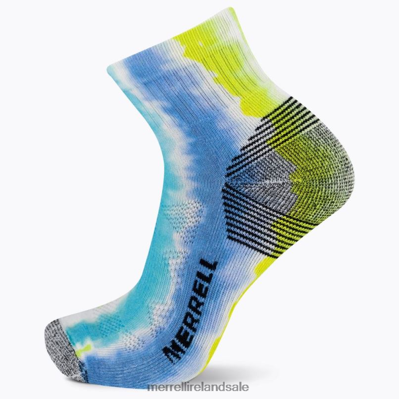 Moab 360 Print Painted Stripes Quarter Sock (JSS27004-401) Merrell Unisex BX26T275 Blue Multi Accessories
