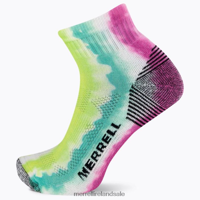 Moab 360 Print Painted Stripes Quarter Sock (JSS27004-652) Merrell Unisex BX26T276 Pink Multi Accessories