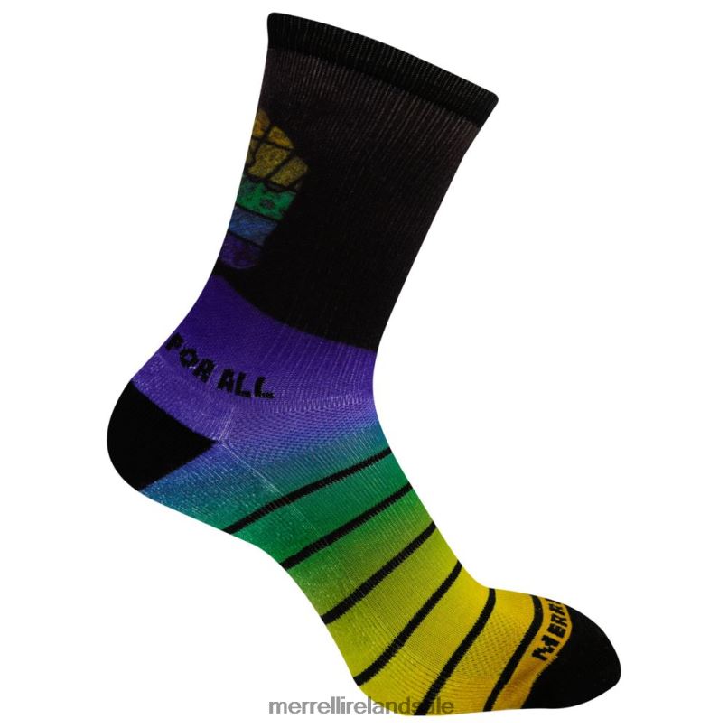 Outdoors For All Printed Outdoor Crew Sock (JSS26445-400) Merrell Unisex BX26T723 Blue Accessories