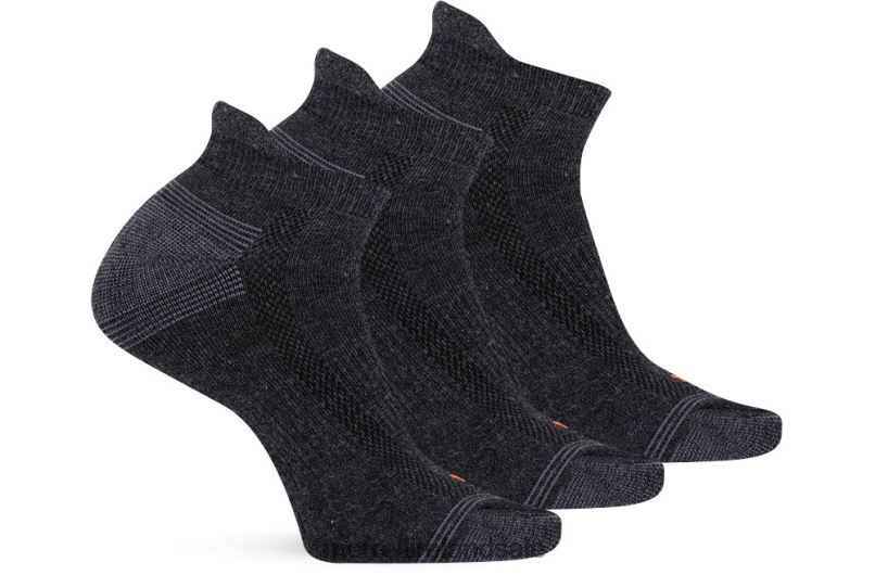 Recycled Low Cut Tab Sock 3 Pack (JSF24606-012) Merrell Unisex BX26T359 Black Accessories