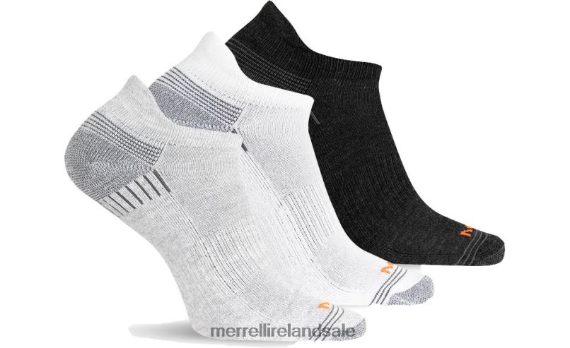 Recycled Low Cut Tab Sock 3 Pack (JSF25059-041) Merrell Unisex BX26T360 Grey Heather Asst Accessories