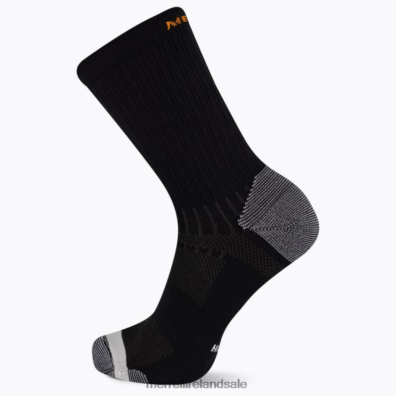 Trail Runner Light Crew Sock (JSS27021-010) Merrell Unisex BX26T469 Black Accessories