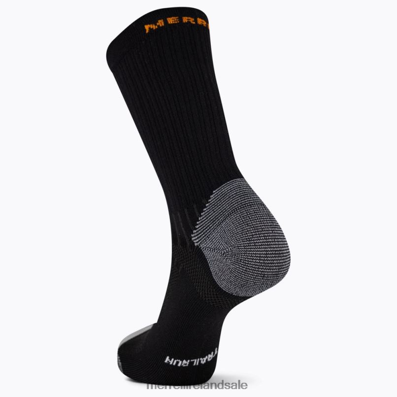 Trail Runner Light Crew Sock (JSS27021-010) Merrell Unisex BX26T469 Black Accessories