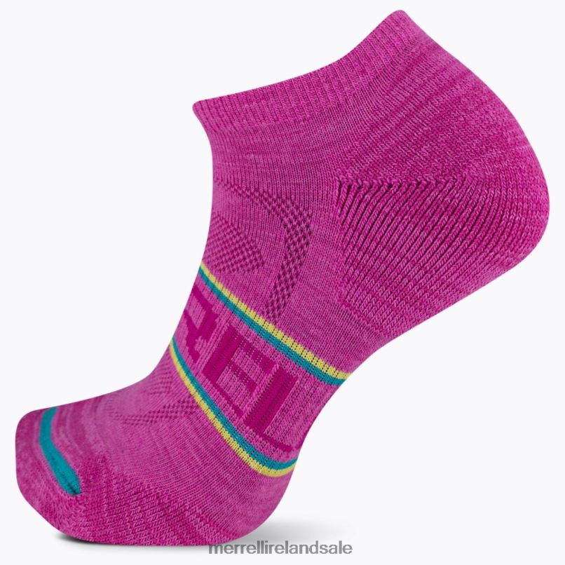Zoned Low Cut Hiker Sock (JSS27009-652) Merrell Unisex BX26T526 Pink Multi Accessories
