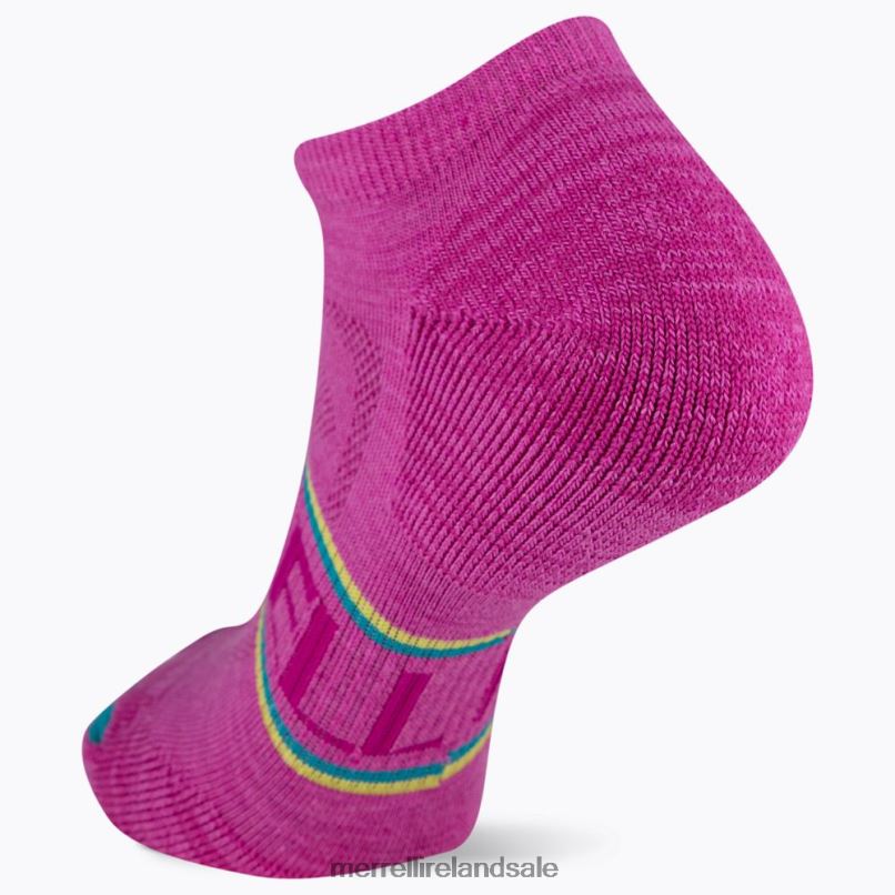 Zoned Low Cut Hiker Sock (JSS27009-652) Merrell Unisex BX26T526 Pink Multi Accessories