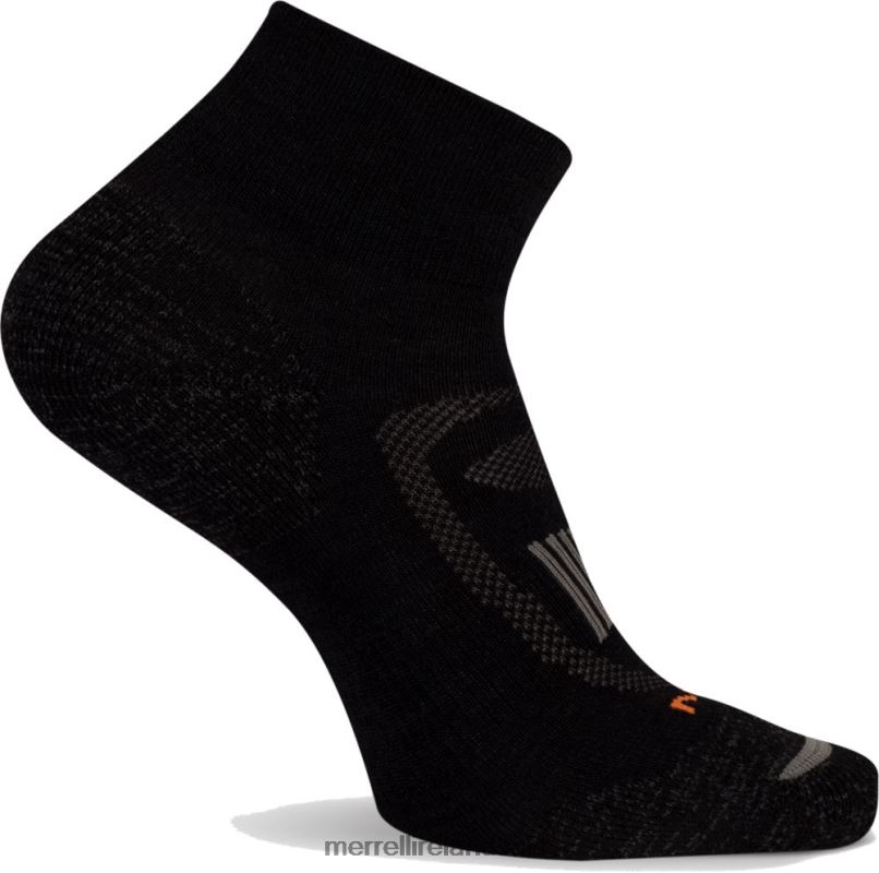 Zoned Quarter Hiker Sock (JSF25754-012) Merrell Unisex BX26T399 Onyx Accessories