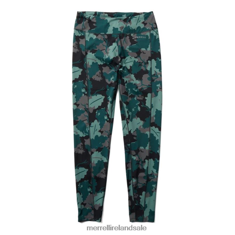 Trail Running Legging (JWF26560-330) Merrell Women BX26T1194 Sea Moss Leaf Print Clothes