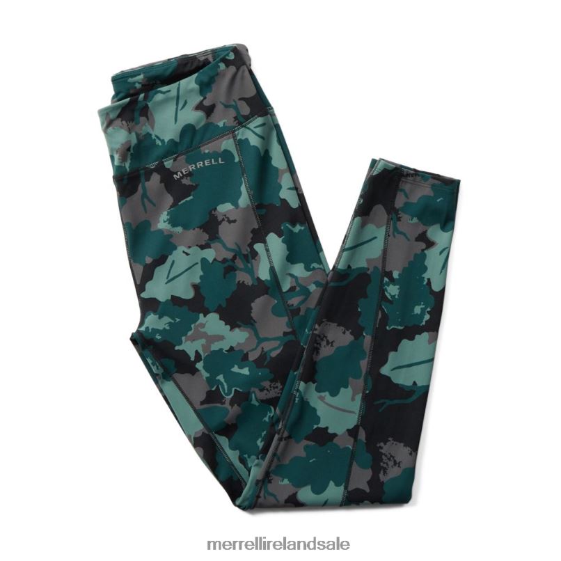 Trail Running Legging (JWF26560-330) Merrell Women BX26T1194 Sea Moss Leaf Print Clothes