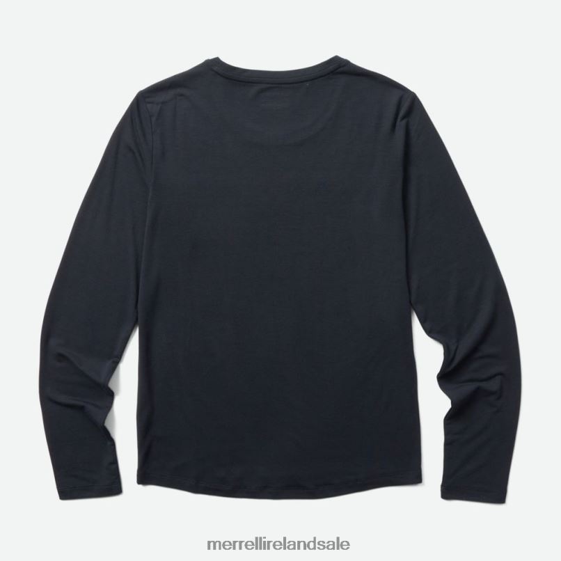 Everyday Long Sleeve Tee with Tencel (JWF26604-010) Merrell Women BX26T1232 Black Clothes