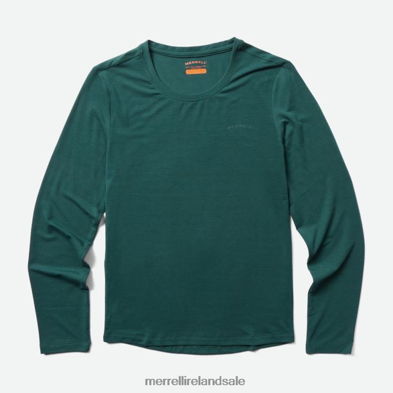 Everyday Long Sleeve Tee with Tencel (JWF26604-325) Merrell Women BX26T1233 Sea Moss Clothes