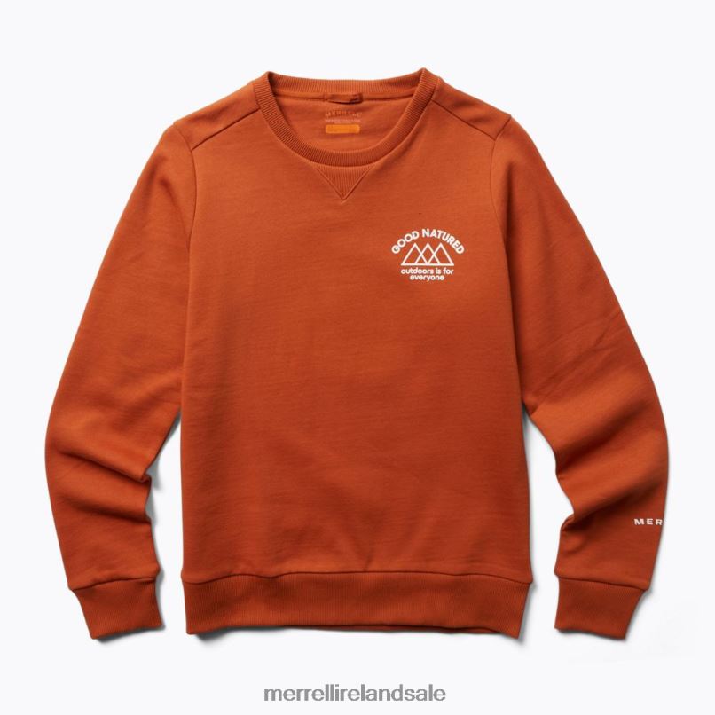 Good Natured Fleece Crew Neck (JWF26633-787) Merrell Women BX26T1230 Potters Clay Clothes