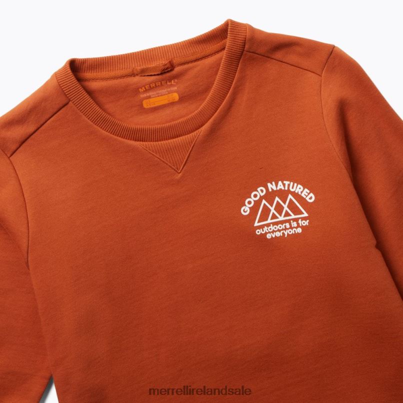 Good Natured Fleece Crew Neck (JWF26633-787) Merrell Women BX26T1230 Potters Clay Clothes