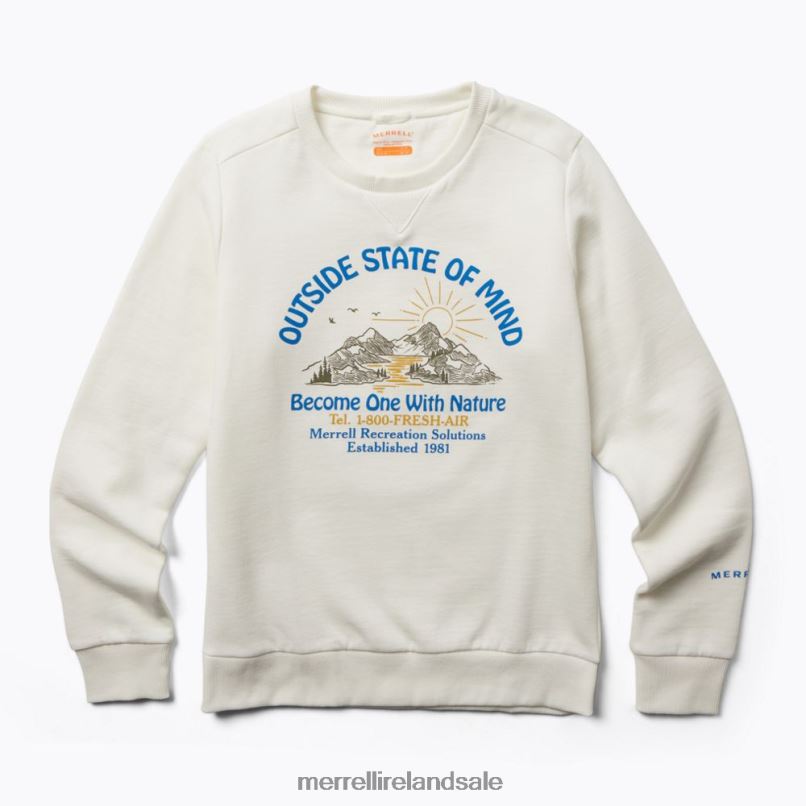 Outside State Of Mind Crew (JWF26634-121) Merrell Women BX26T1152 Cloud Dancer Clothes