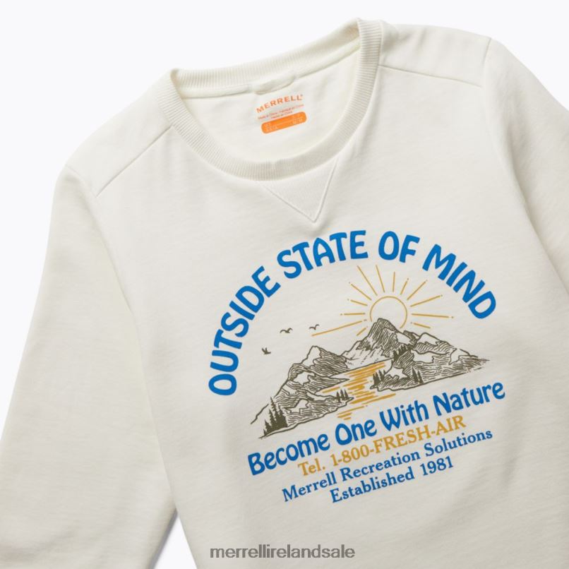 Outside State Of Mind Crew (JWF26634-121) Merrell Women BX26T1152 Cloud Dancer Clothes