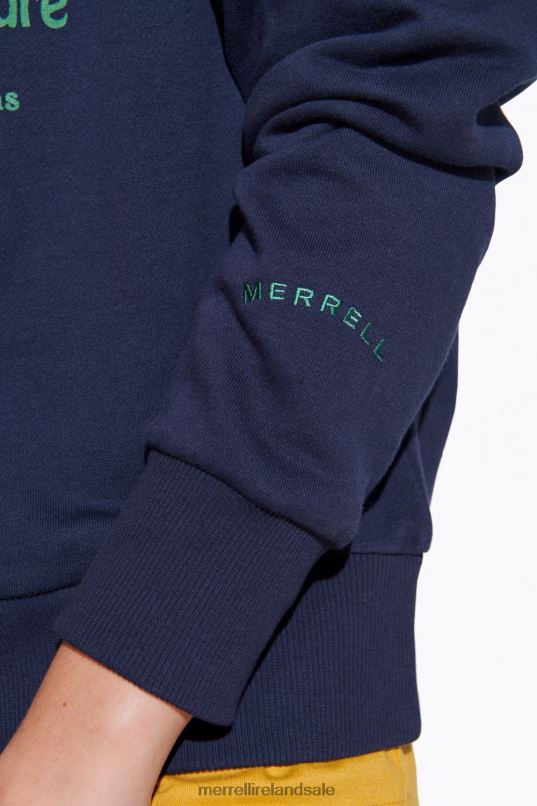 Outside State Of Mind Crew (JWF26634-353) Merrell Women BX26T1153 Navy Clothes