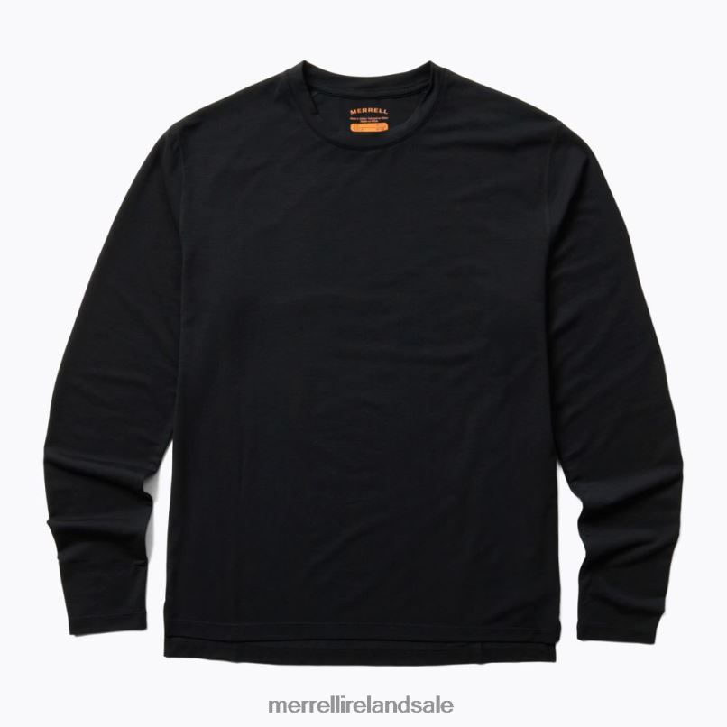 Perfect Long Sleeve Tee with Tencel (JWS26865-010) Merrell Women BX26T1010 Black Clothes