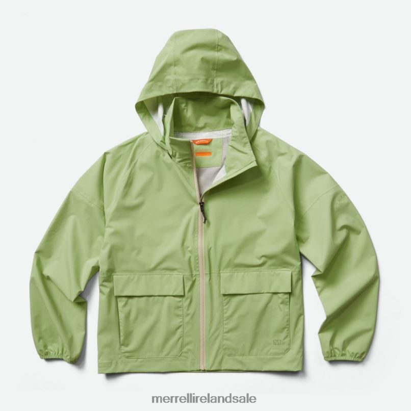 Alpine Packable Rain Shell (JWS26352-322) Merrell Women BX26T1188 Foam Green Heather Clothes