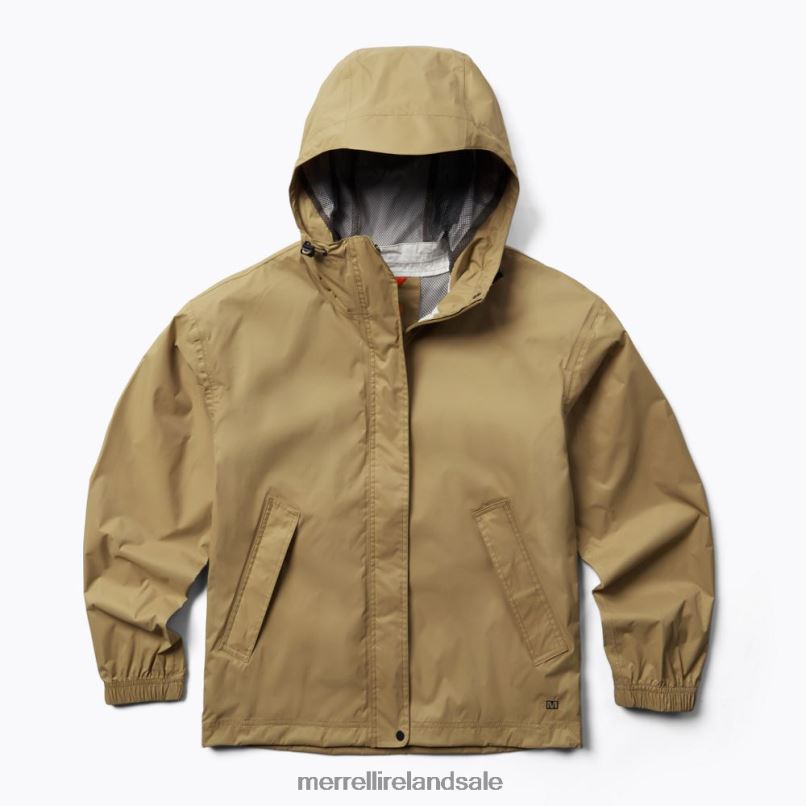 Fallon Rain Jacket (JWS26353-176) Merrell Women BX26T1251 Sepia Tint Clothes