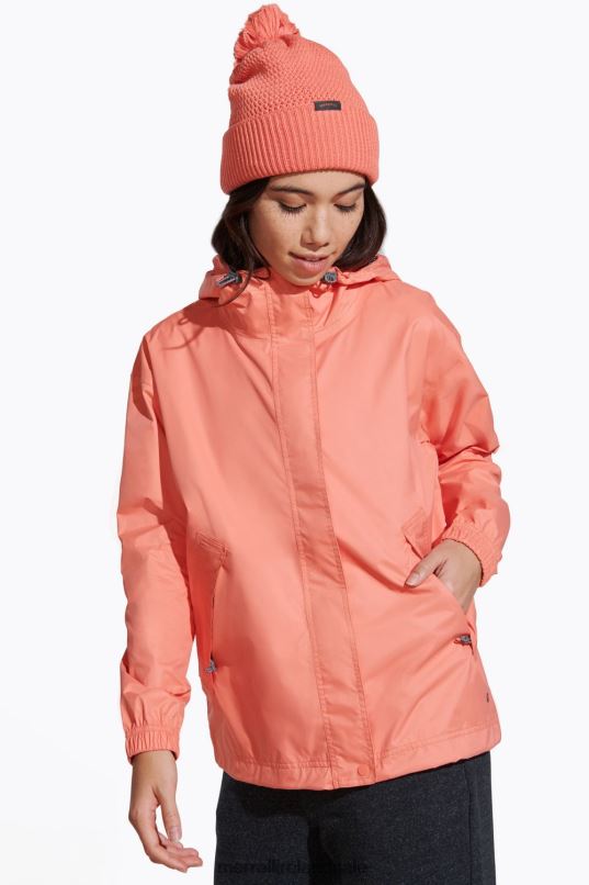 Fallon Rain Jacket (JWS26353-628) Merrell Women BX26T1202 Peach Echo Clothes
