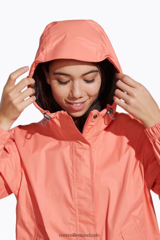 Fallon Rain Jacket (JWS26353-628) Merrell Women BX26T1202 Peach Echo Clothes